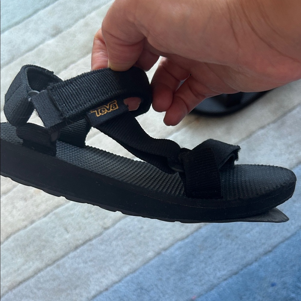 Teva Kids Black Sandals - Picture 3 of 11
